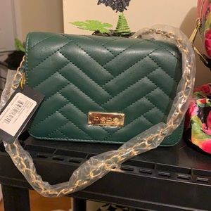 Bebe cross body green